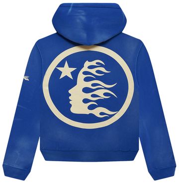HELLSTAR NO GUTS NO GLORY HOODIE BLUE - Thumbnail 2