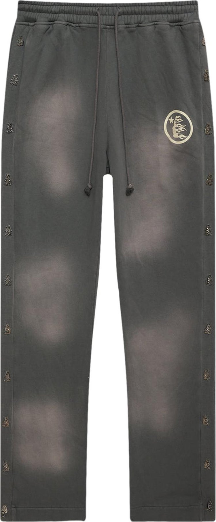 Hellstar Mirror Faced Sweatpants 'Grey'