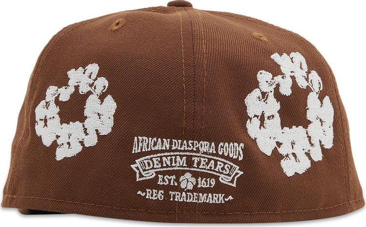 Denim Tears x New Era Cotton Wreath 5950 Brown