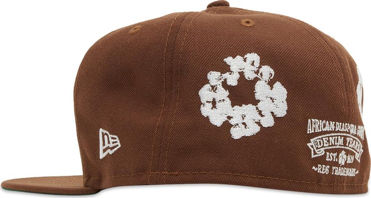 Denim Tears x New Era Cotton Wreath 5950 Brown