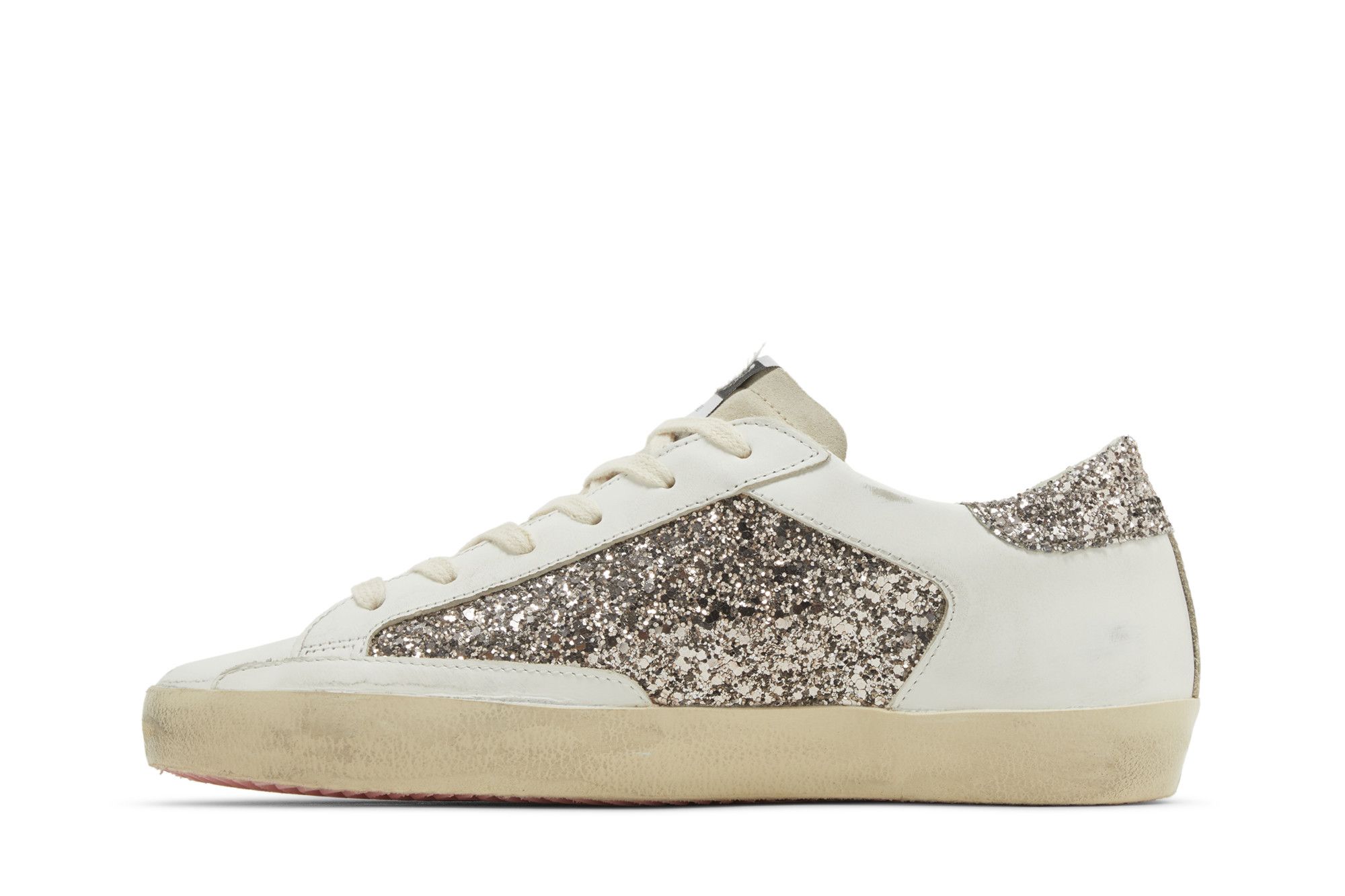 Buy Golden Goose Wmns Superstar 'Glitter - White Seedpearl