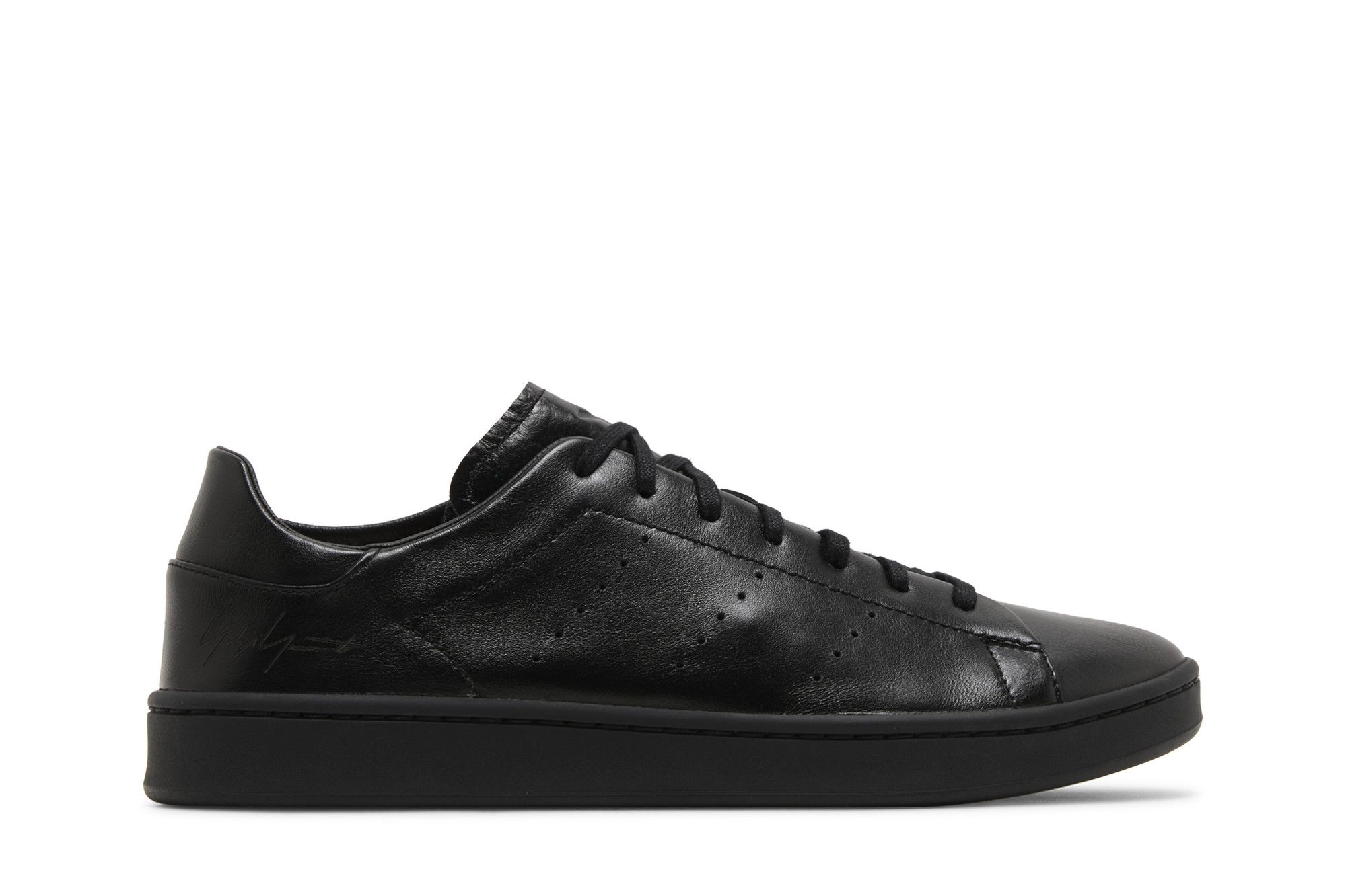 Adidas stan smith triple black top