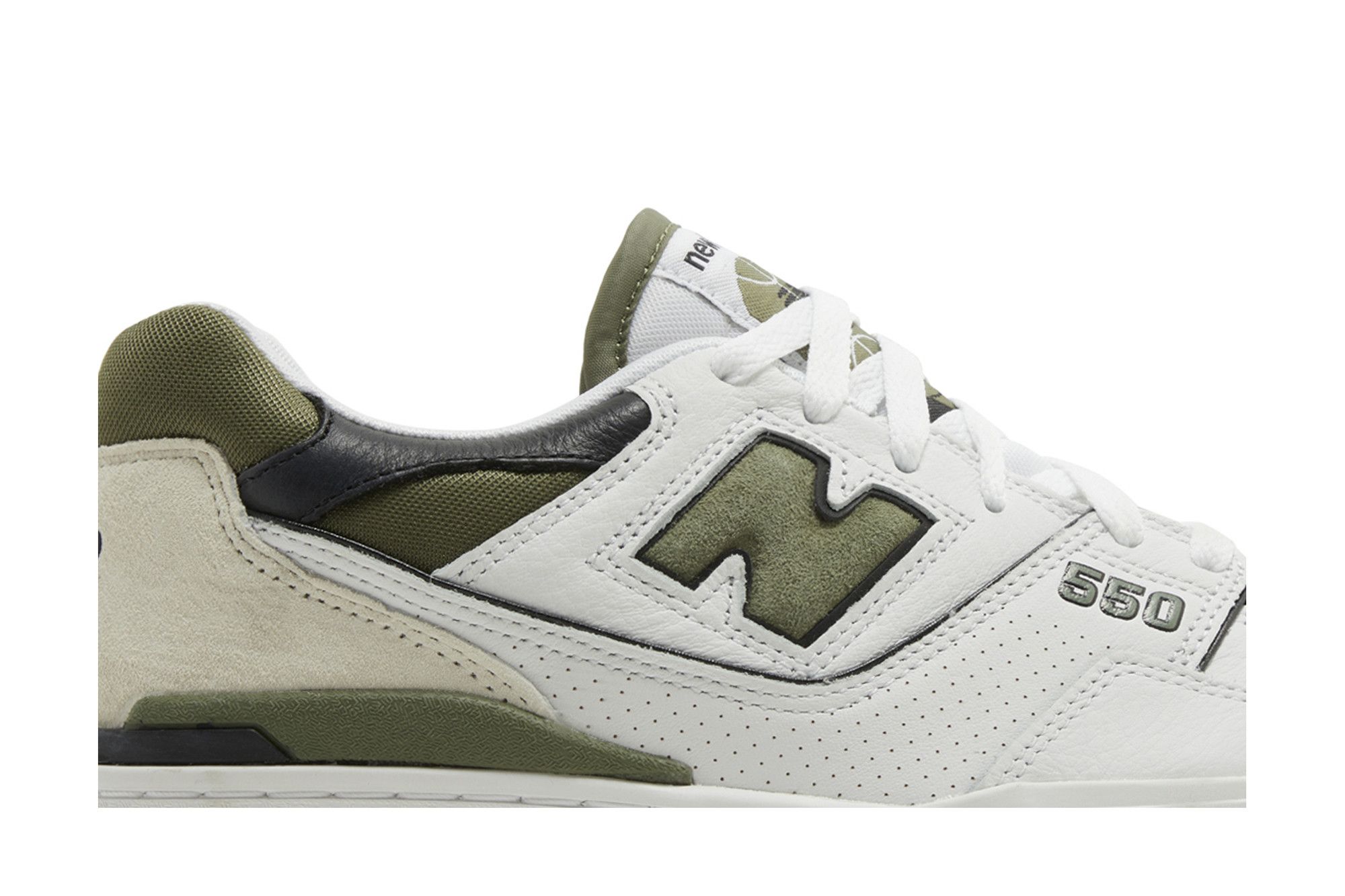 B ☆ Buy New Balance 550 'White Dark Olivine' - BB550DOB | GOAT