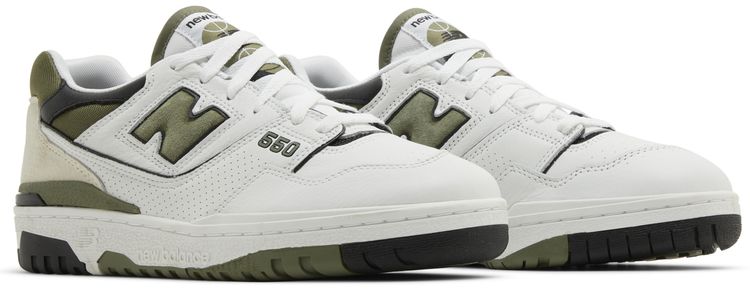 New Balance 550 White Dark Olivine