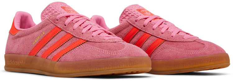 Wmns Gazelle Indoor Beam Pink Solar Red