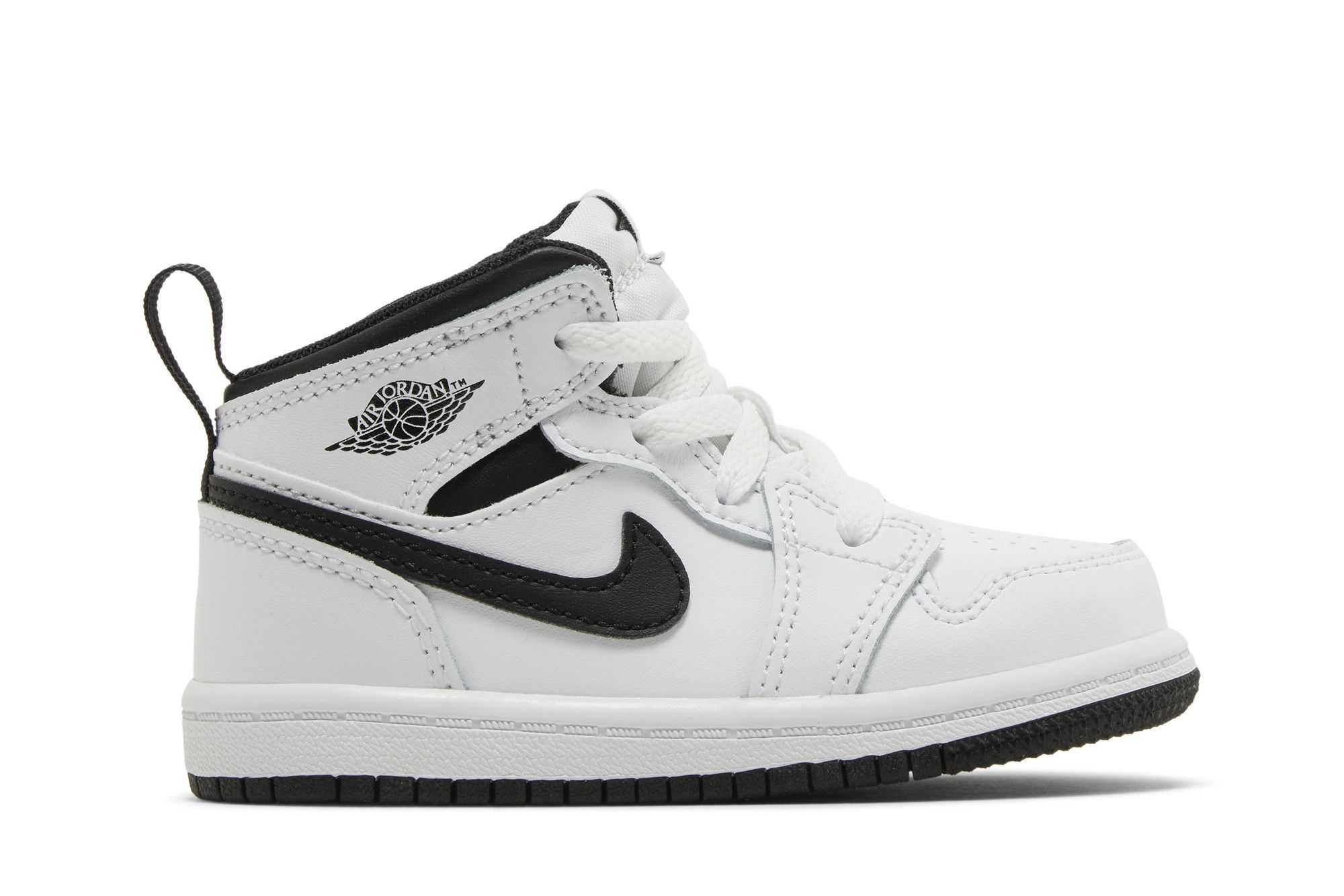 Size 10.0 Air Jordan 1 Mid TD White Black