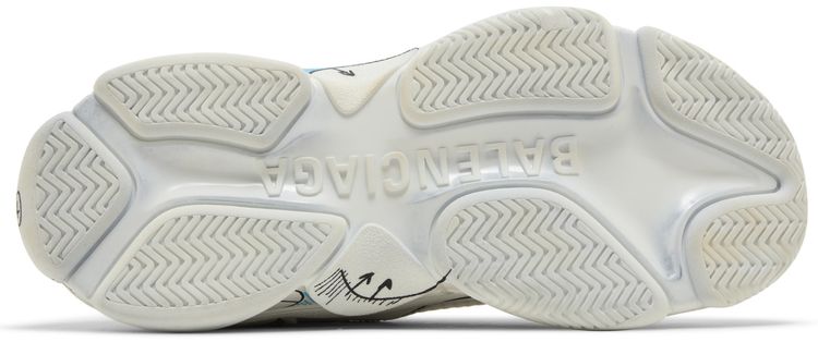 Balenciaga Triple S Sneaker Sketch   White