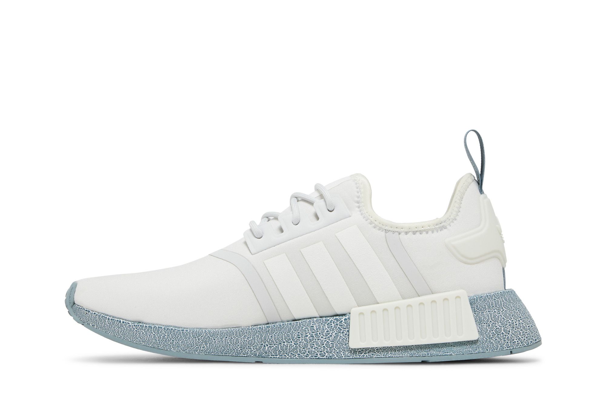 Adidas nmd r1 womens white and grey hot sale