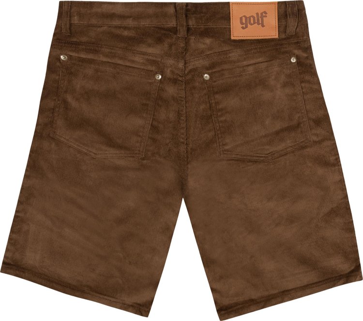 GOLF WANG Olde Corduroy Work Short Brown