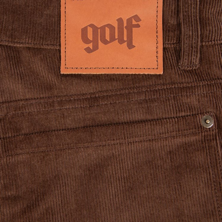 GOLF WANG Olde Corduroy Work Short Brown