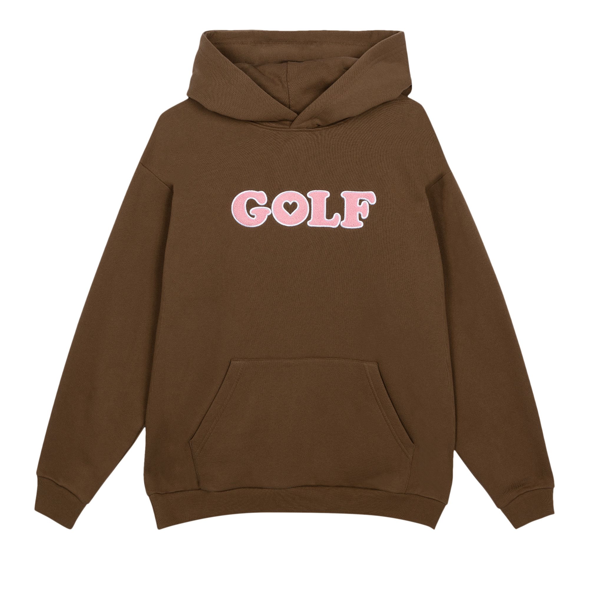 GOLF WANG THE FEELING ロゴパッチ フーディー パーカー 3色 Buy GOLF WANG The Feeling Hoodie 'Brown/Pink' - SS24F1003