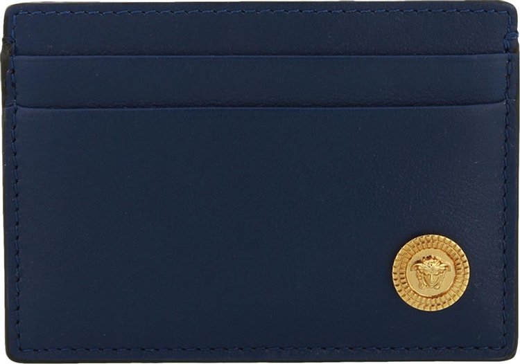 Versace Medusa Biggie Card Holder 'Navy/Gold'