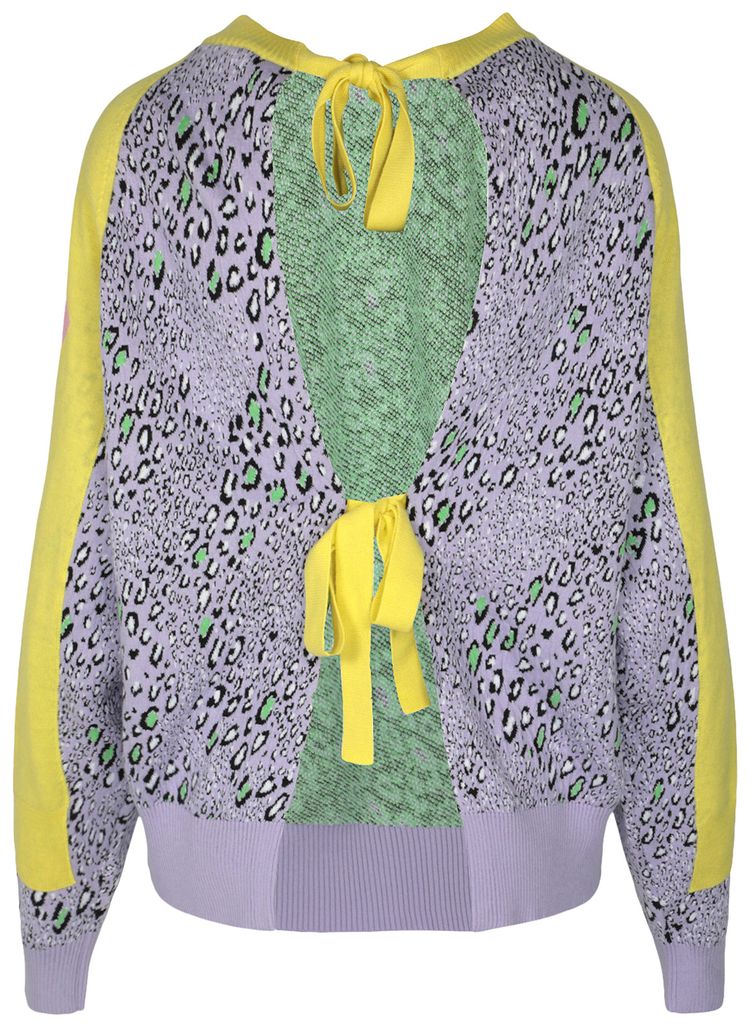 Versace Patterned Twofer Sweater Multicolor