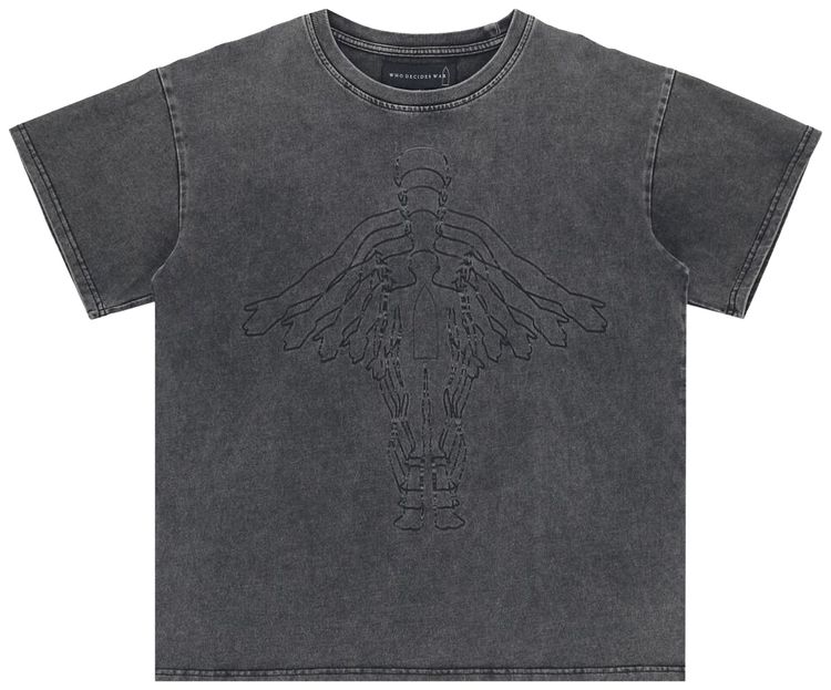 Who Decides War Transition T Shirt Vintage Grey