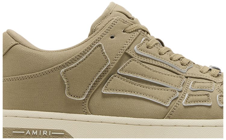 Amiri Chunky Canvas Skel Top Low Green