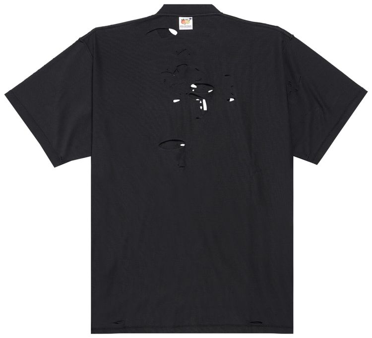 Balenciaga Inside Out T Shirt Faded BlackWhite