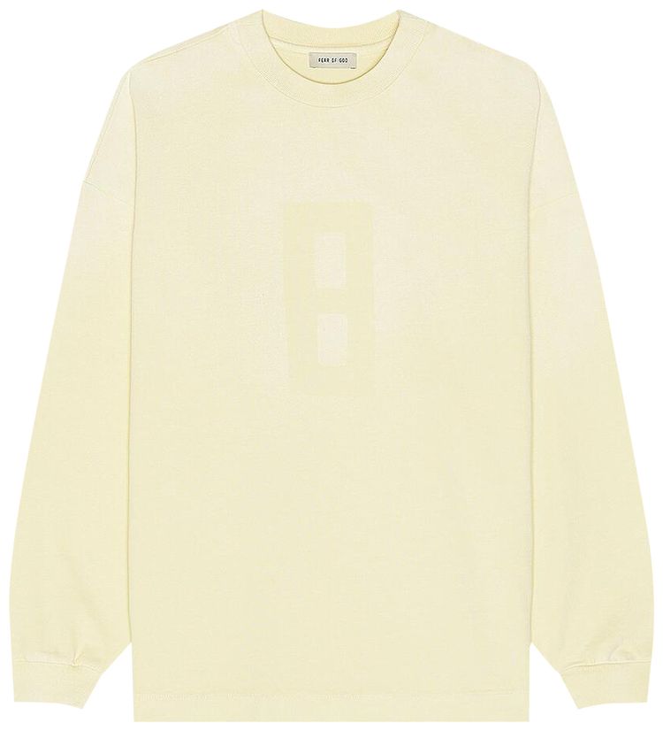Fear of God Airbrush 8 Long Sleeve Tee Lemon Cream