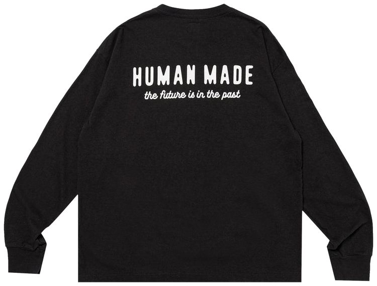 Human Made Graphic Long Sleeve T Shirt Black