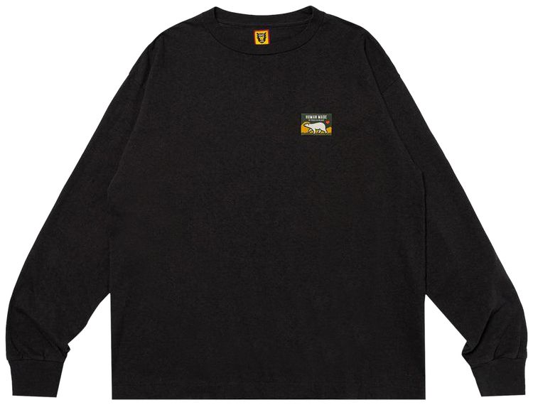 Human Made Graphic Long Sleeve T Shirt Black