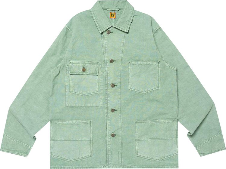 Human Made Garment Dyed Coverall Jacket 'Green'