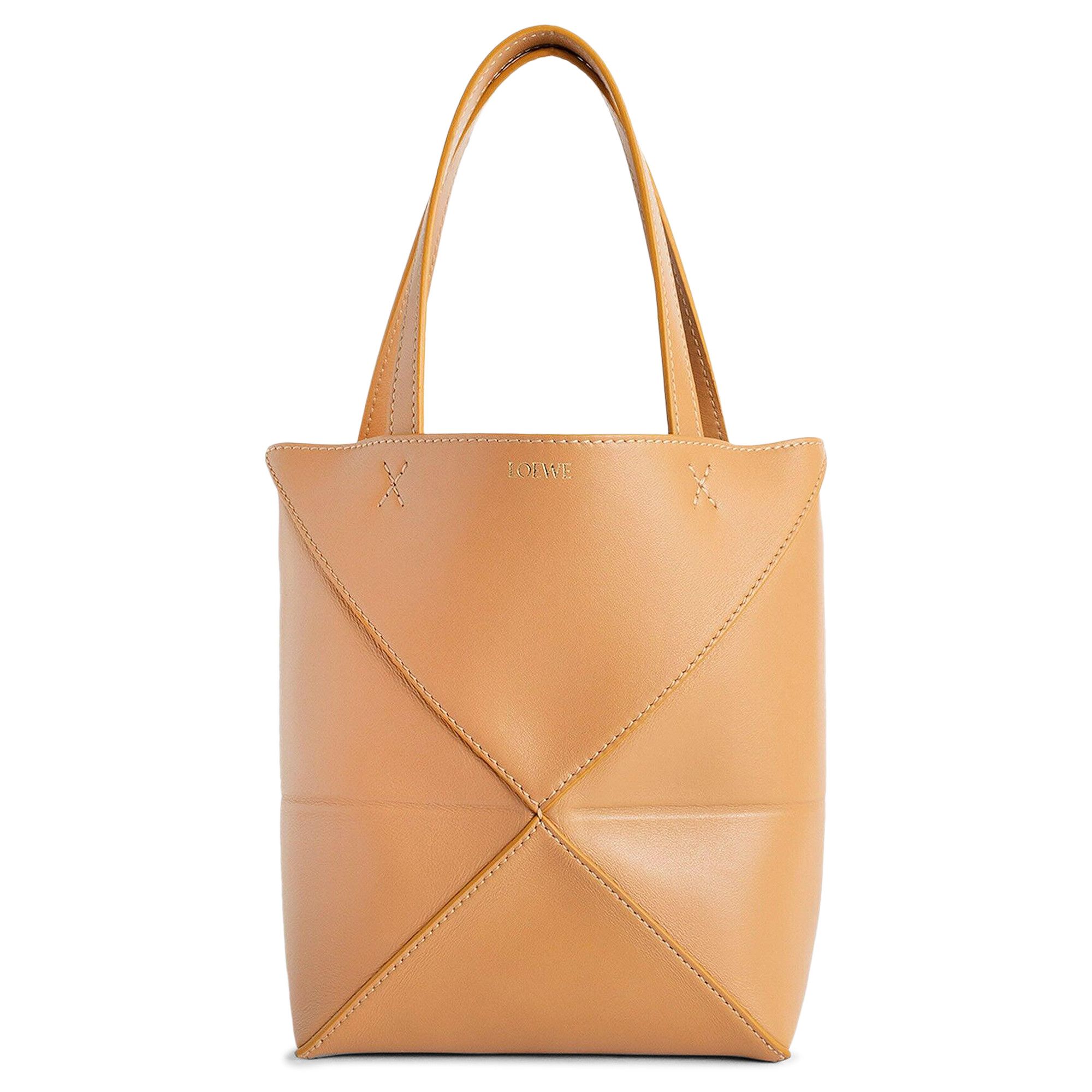 バッグ・カバンその他 LOEWE Women Bags A657V25X01 2586 WARM DESERT BROWN Buy Loewe Puzzle Fold Tote Mini 'Warm Desert' - A657V25X01