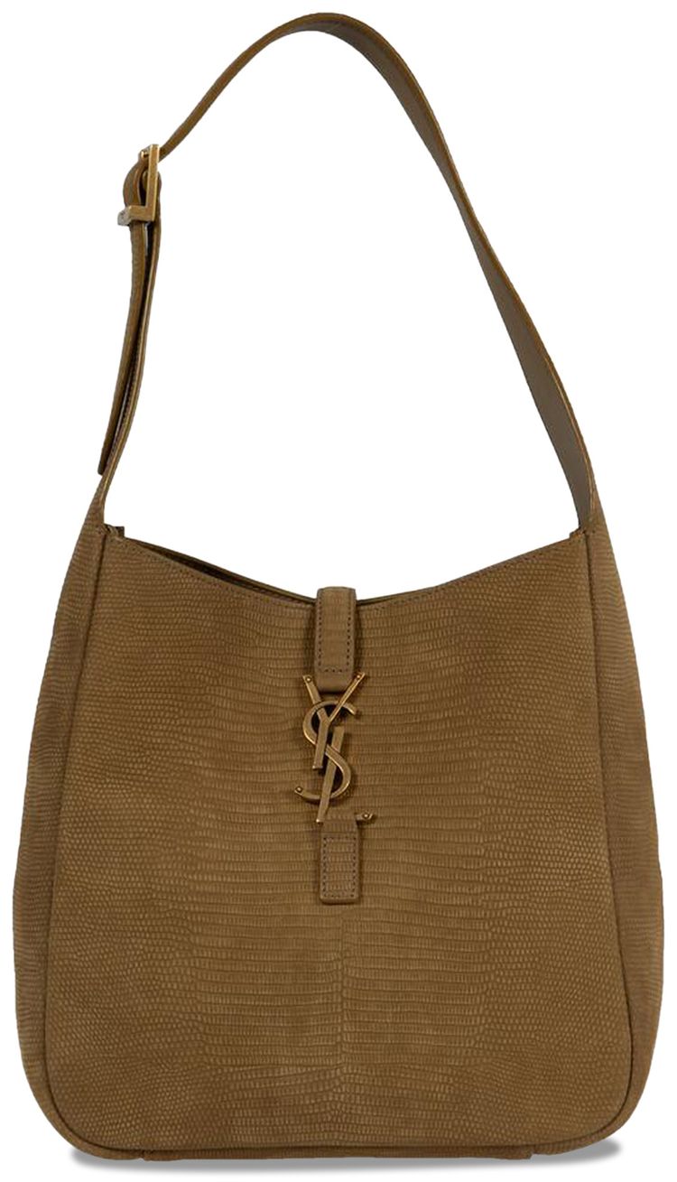 Saint Laurent Le 5 A 7 Small Supple Bag Dark Pistachio