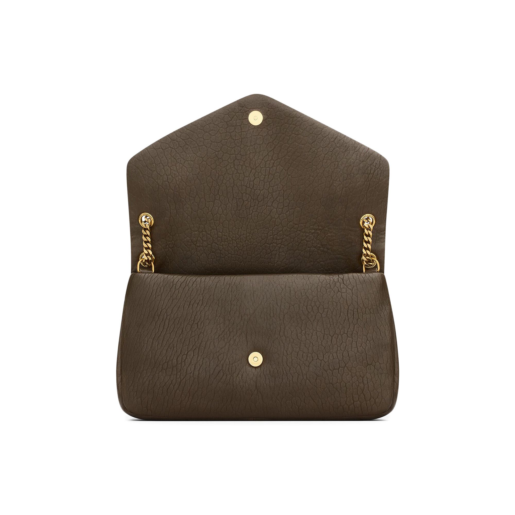 ショルダーバッグ・ポシェット SAINT LAURENT CARAMEL CALYPSO LEATHER BAG SAINT LAURENT Calypso padded leather shoulder bag | NET-A-PORTER