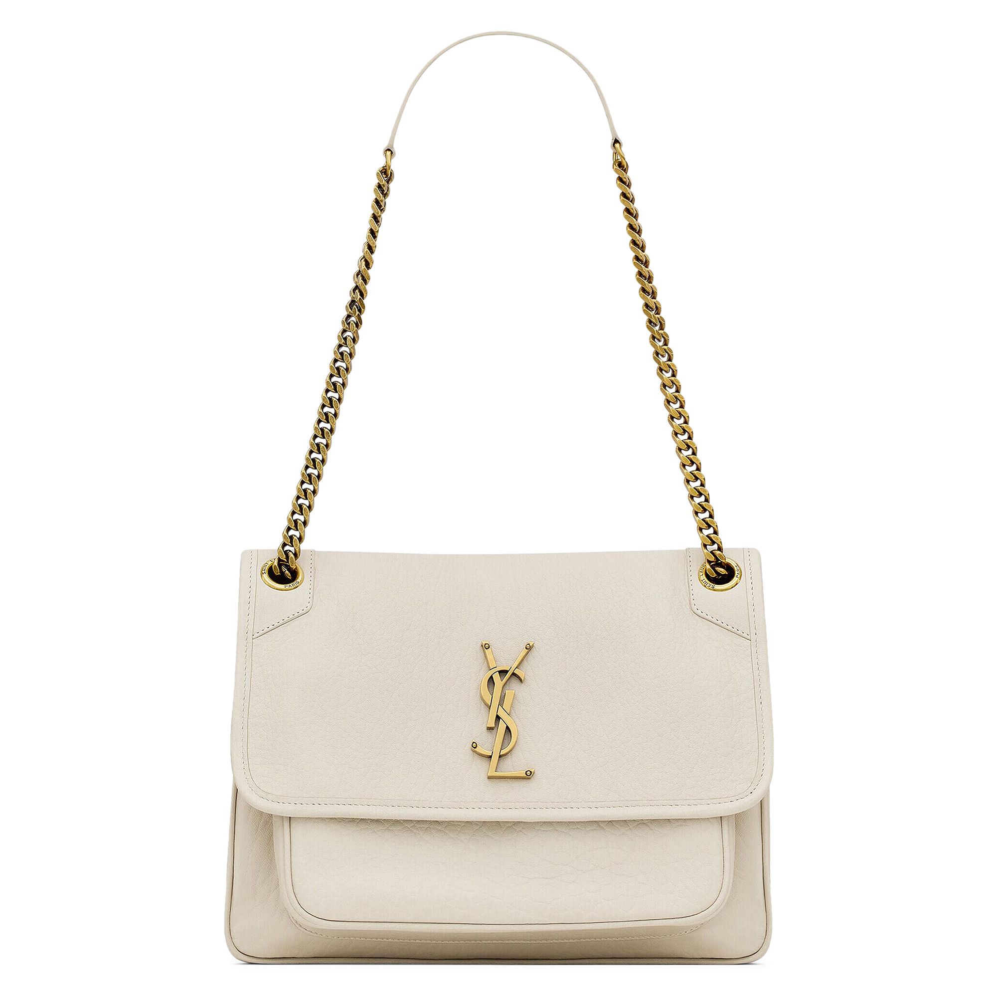 Buy Saint Laurent Medium Niki Chain Bag 'Soft Cream' - 633178