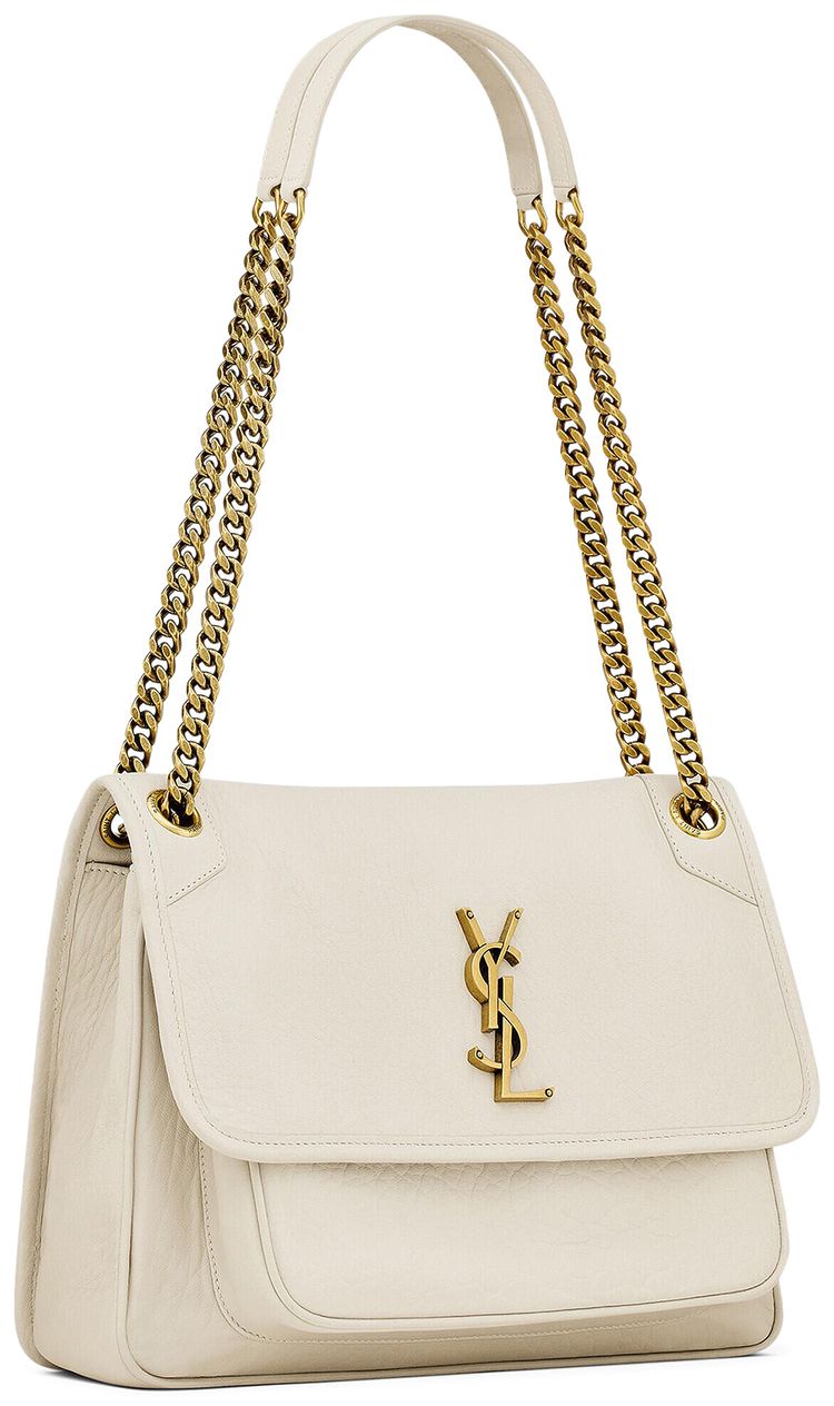 Saint Laurent Medium Niki Chain Bag Soft Cream