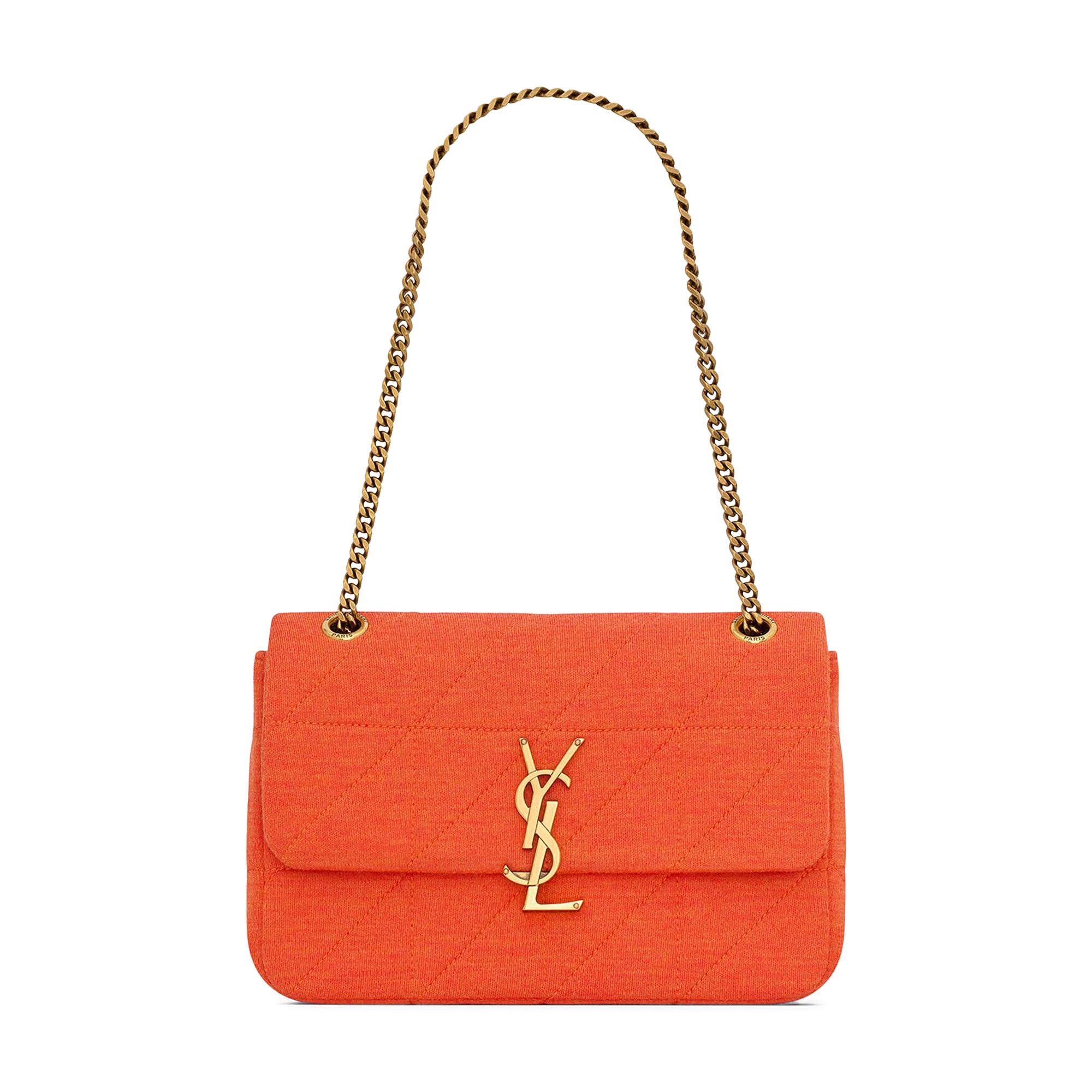 Achetez des Saint Laurent Medium Jamie Lock Chain Bag Bright Marigold 634820 2F927 7522 GOAT FR