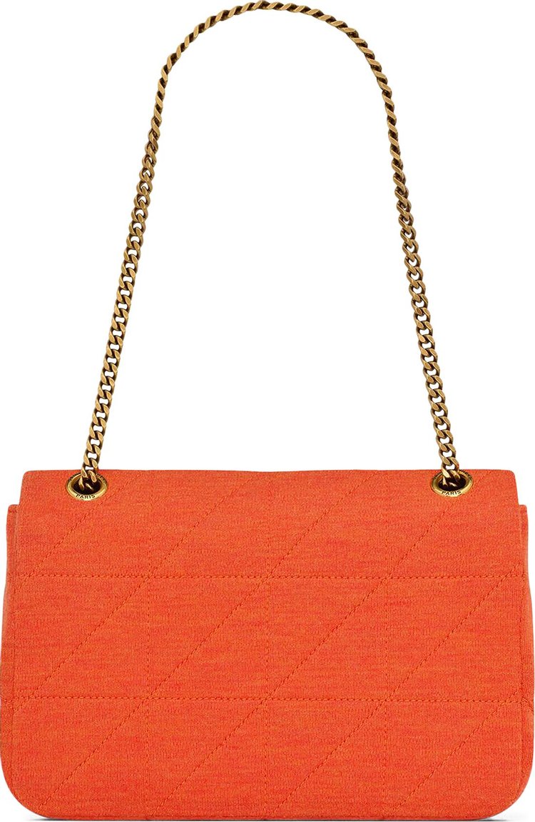 Saint Laurent Medium Jamie Lock Chain Bag Bright Marigold