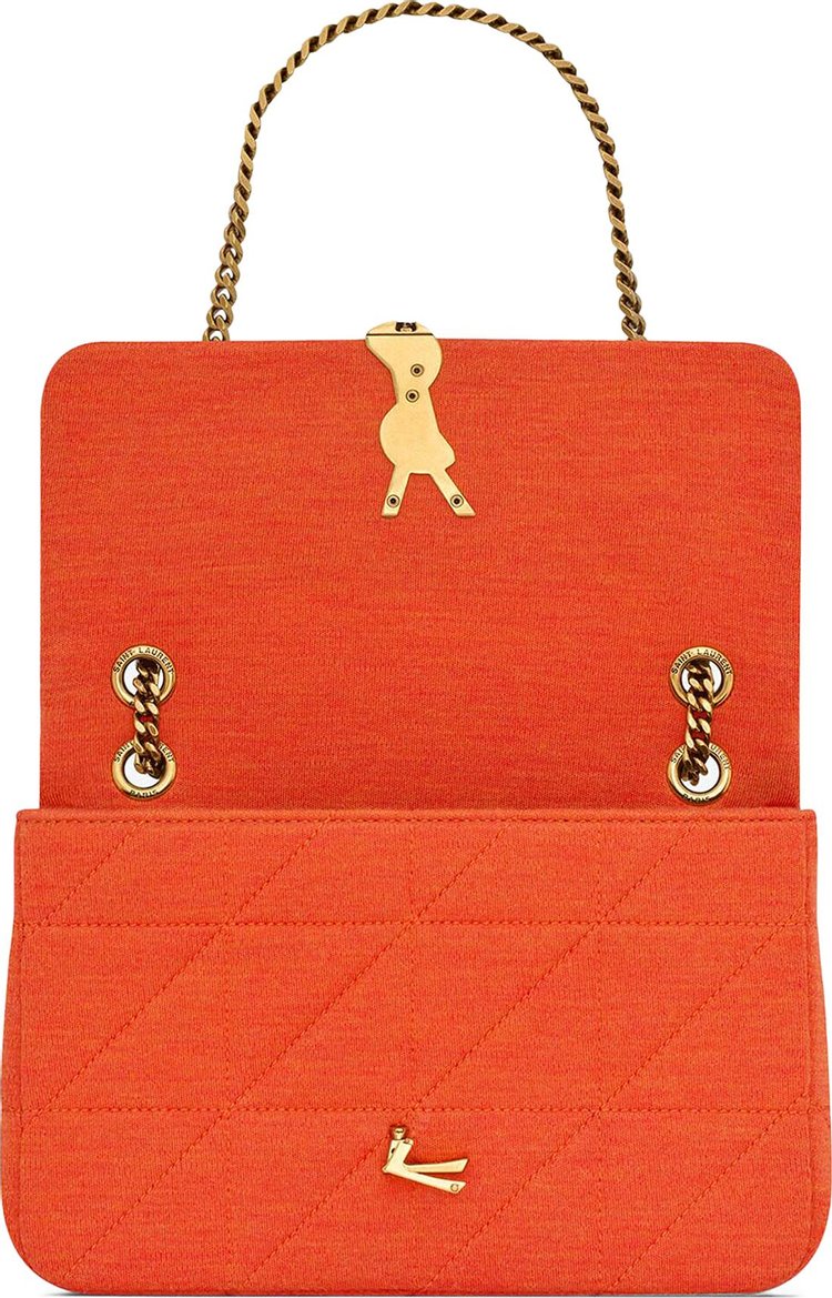 Saint Laurent Medium Jamie Lock Chain Bag Bright Marigold