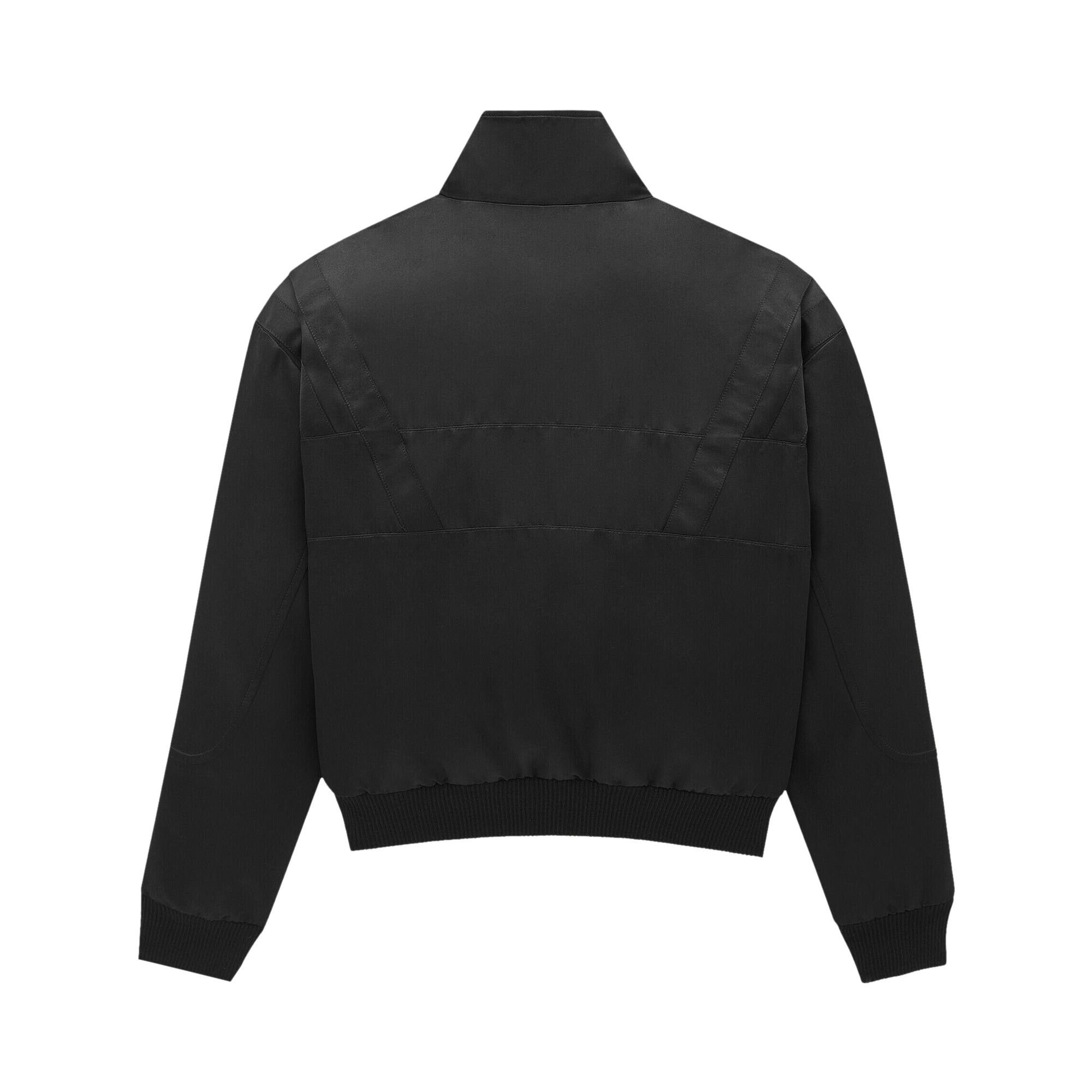 Achetez des Saint Laurent Teddy Satin Jacket Noir 779952 Y2D60 1000 GOAT FR
