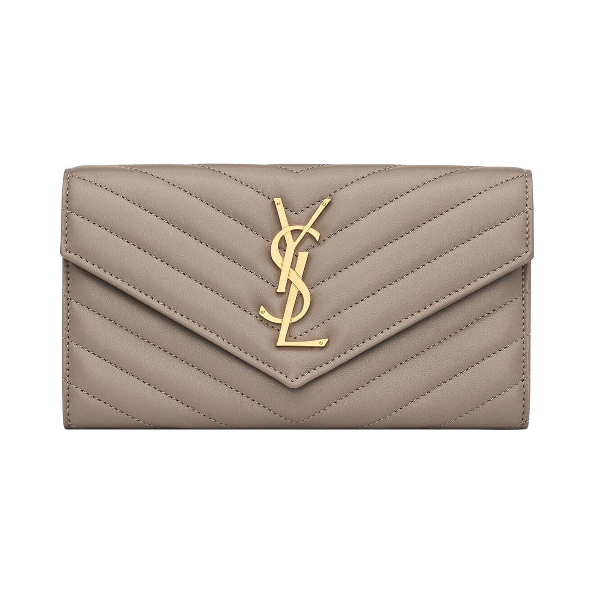 Ysl large flap wallet top
