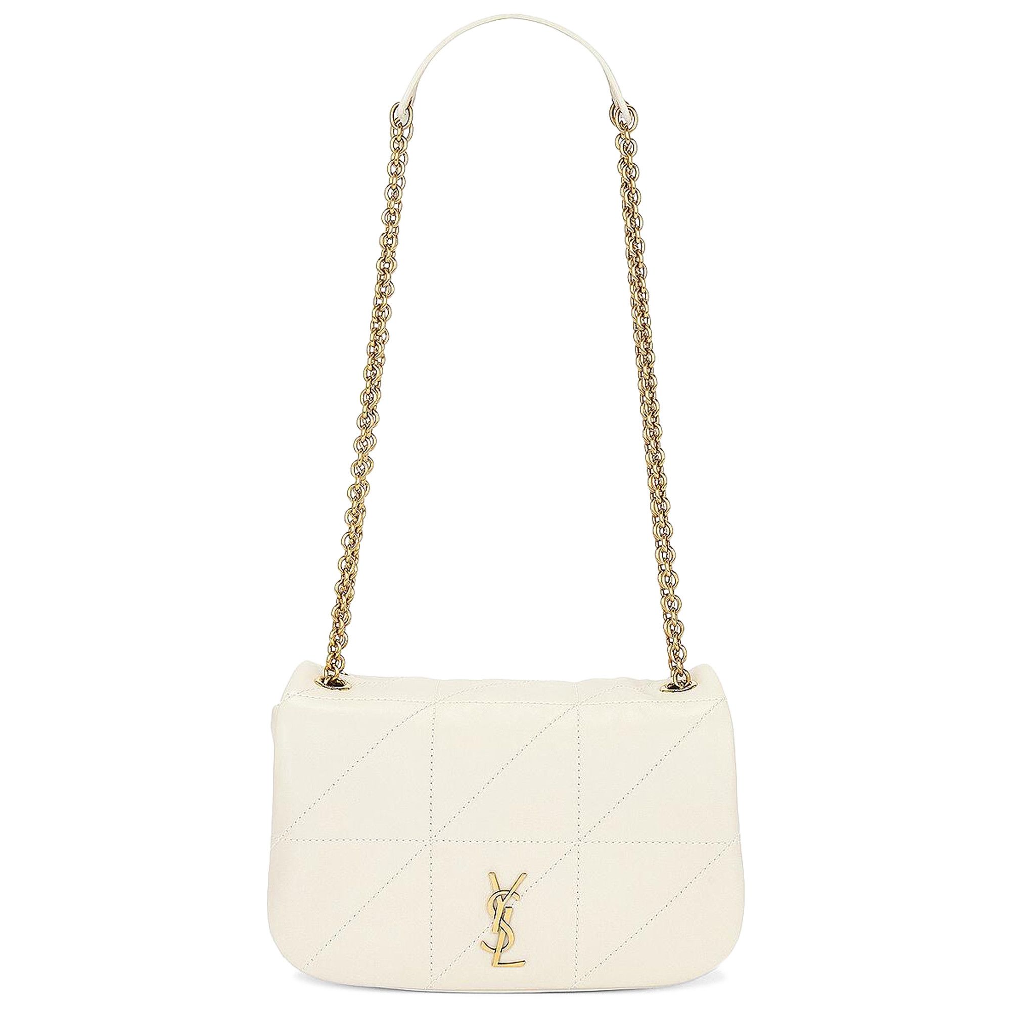 Achetez des Saint Laurent Mini Jamie 4.3 Chain Bag Soft Cream 766754 AAB32 9207 GOAT FR