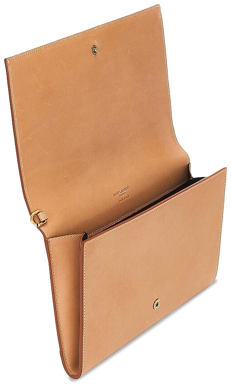 Saint Laurent Cassandre Flap Pouch Vintage GoldPorcell