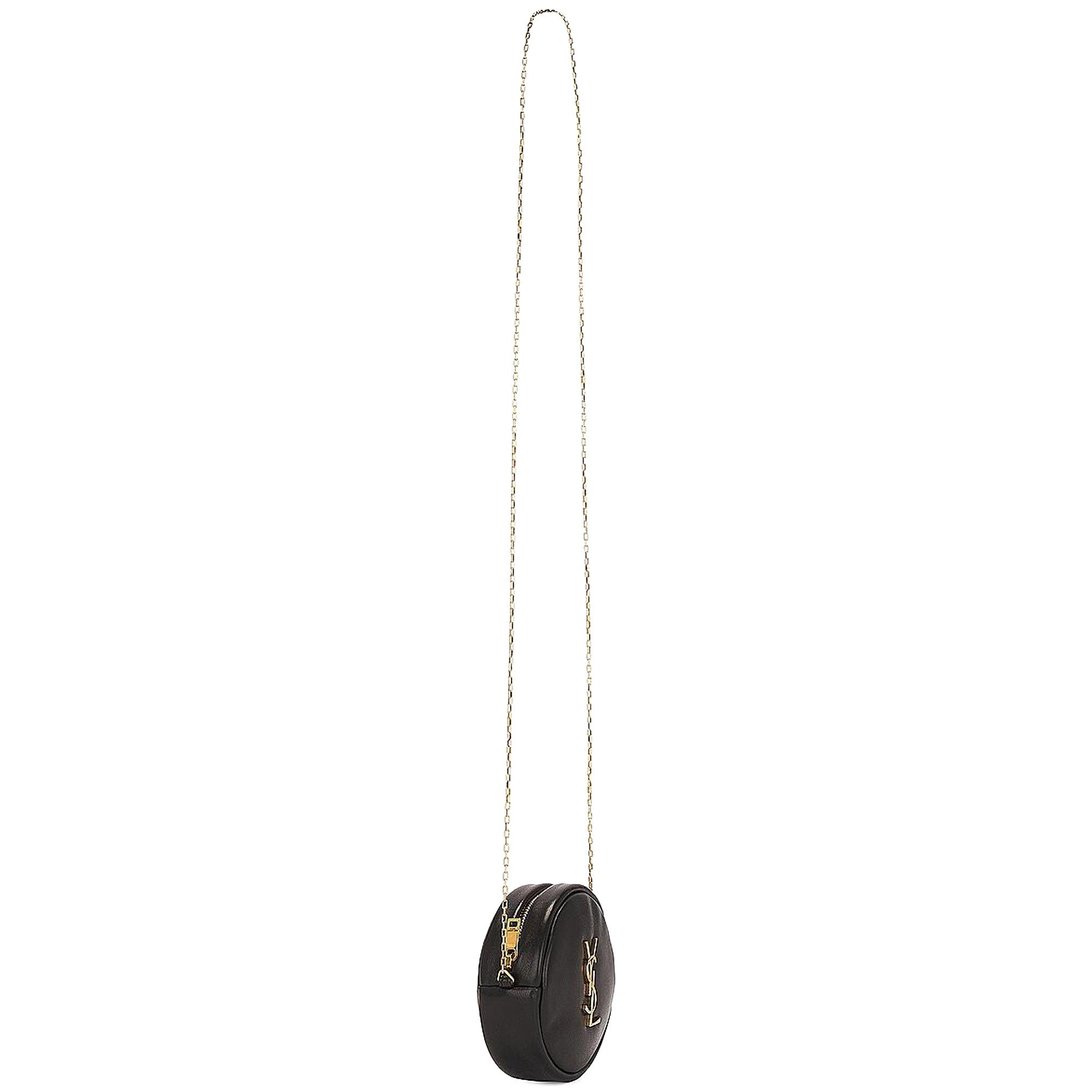 SAINT LAURENT PARIS｜ (787935 AACX7 1000) Buy Saint Laurent Round Pillow Bag 'Black' - 787935 AACX7