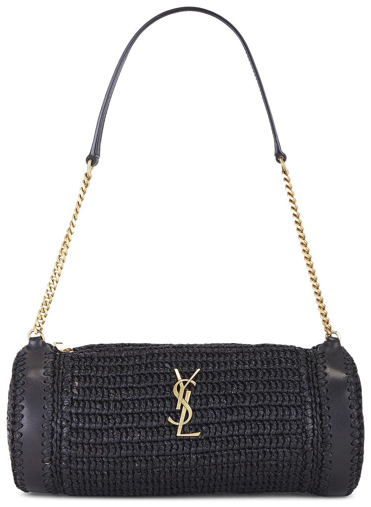 Saint Laurent Cassandre Small Cylinder Bag Noir