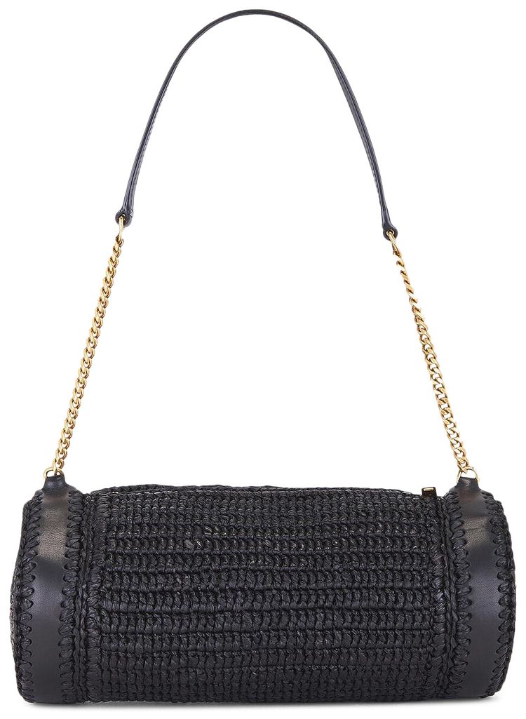 Saint Laurent Cassandre Small Cylinder Bag Noir