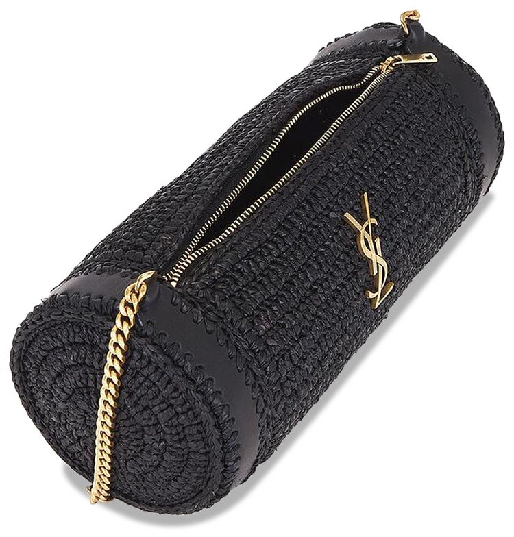 Saint Laurent Cassandre Small Cylinder Bag Noir