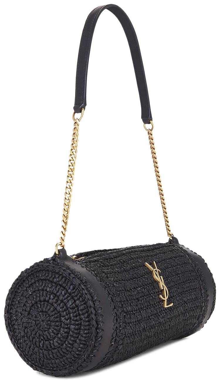 Saint Laurent Cassandre Small Cylinder Bag Noir
