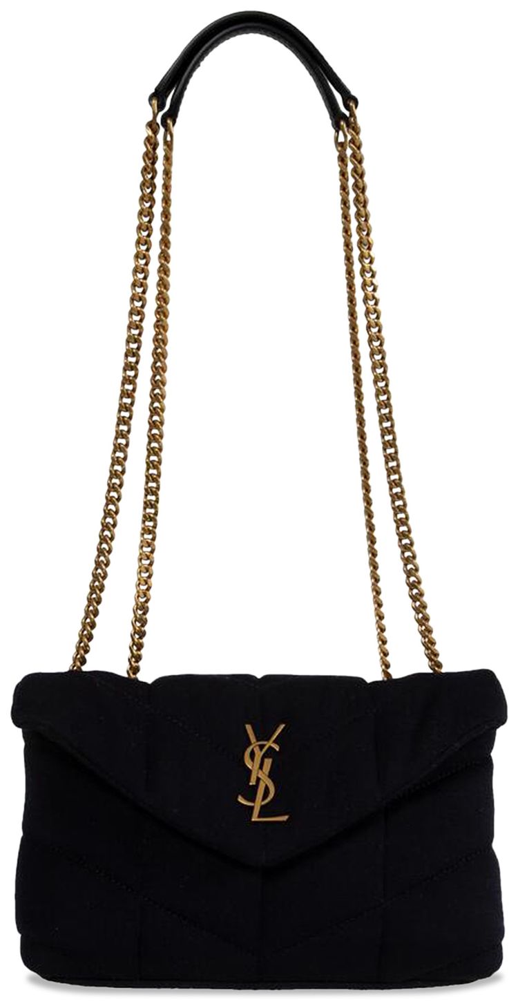 Saint Laurent Puffer Toy Bag Blue Sea