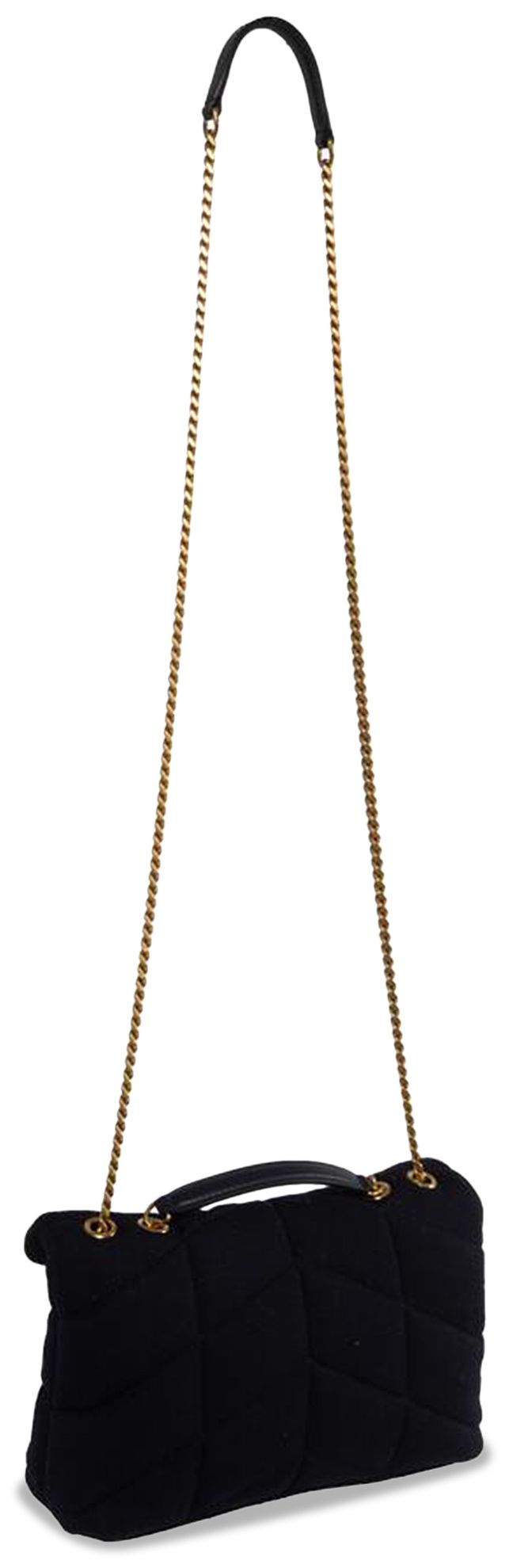 Saint Laurent Puffer Toy Bag Blue Sea