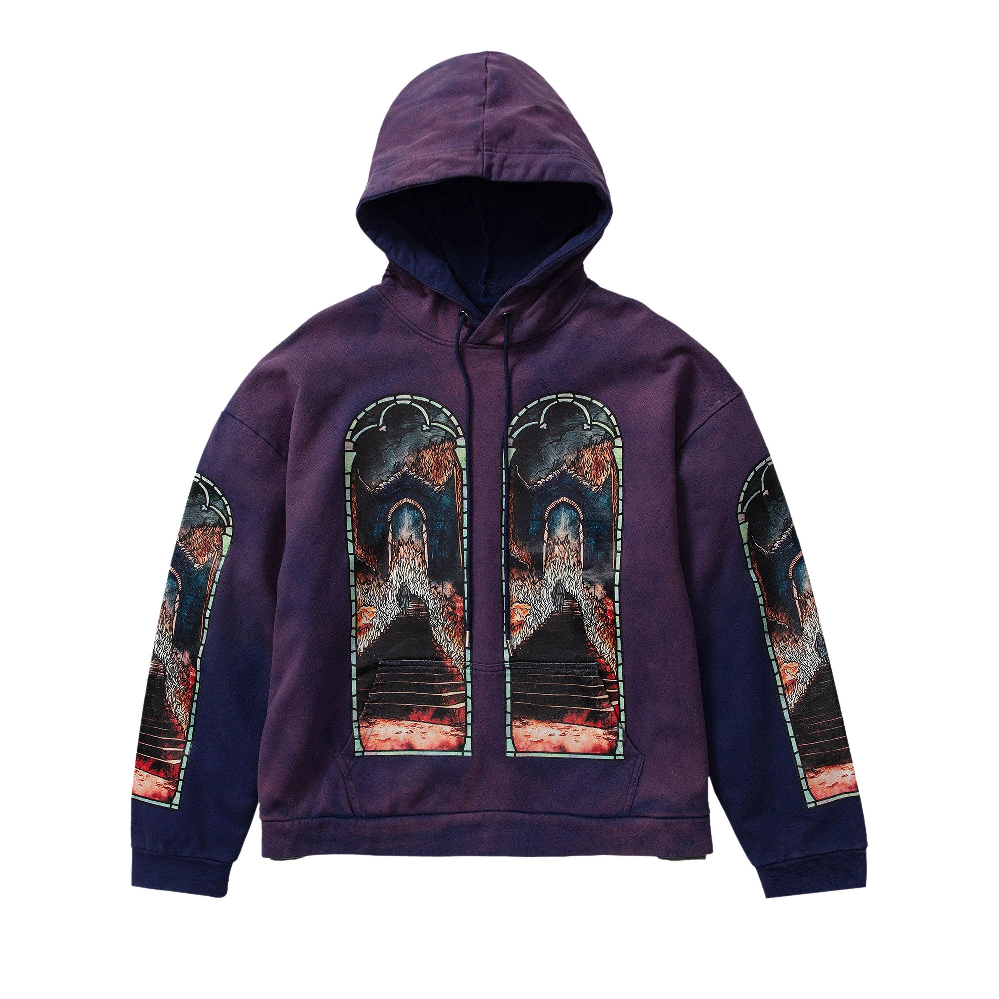 スウェット・トレーナー WHO DECIDES WAR Apparent Hoodie Indigo WDW_FLAT_0051_40b6a7ba-b4ca-