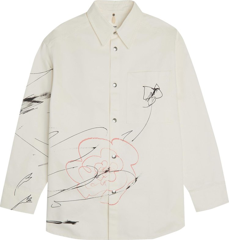 OAMC Scribble Tower Shirt Off White