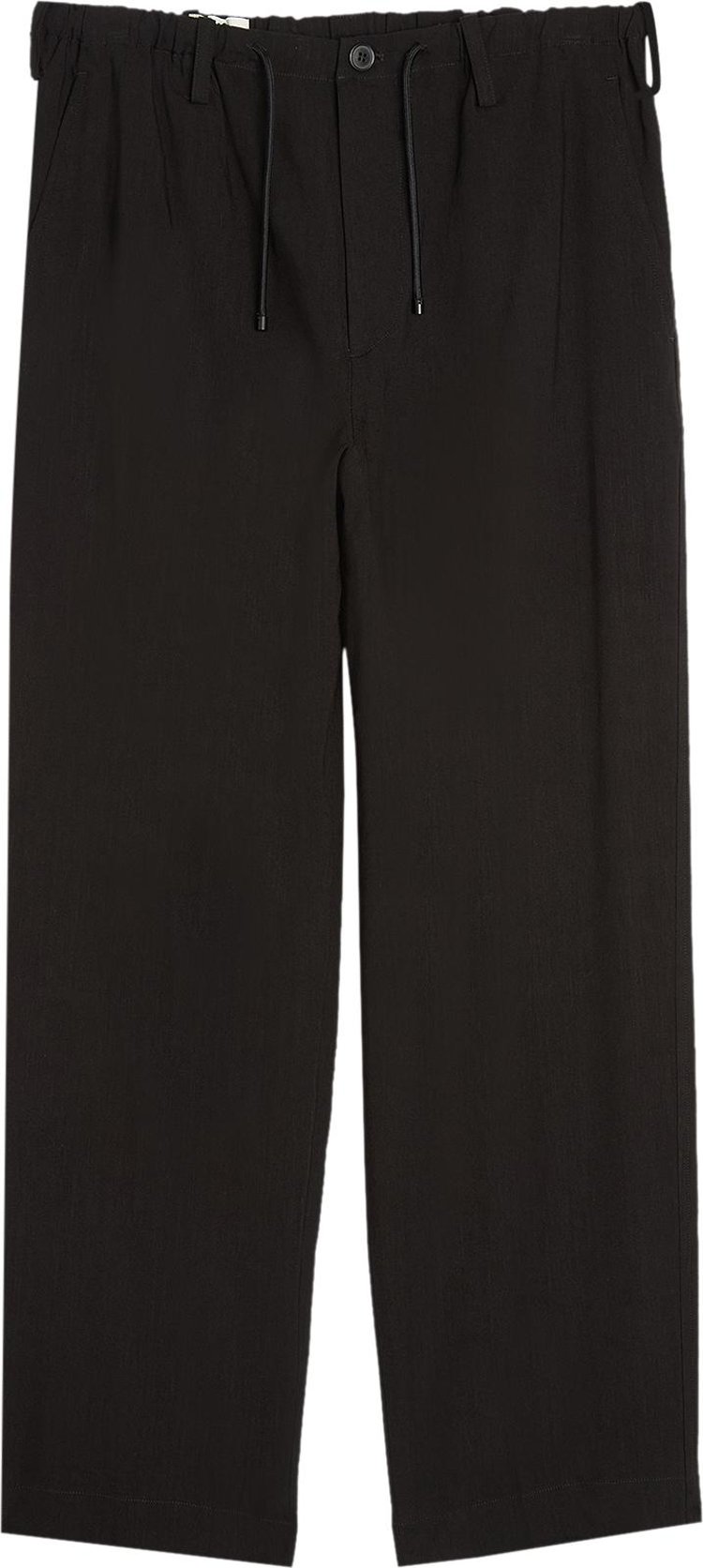 Dries Van Noten Drawstring Mid Rise Loose Fit Pants 'Black'