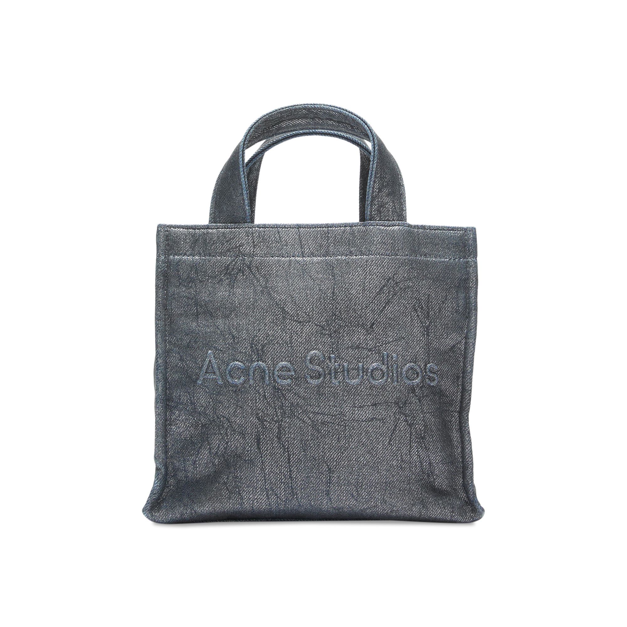 Buy Acne Studios Tote Bag Silver Blue C10213 GOAT SILV GOAT UK