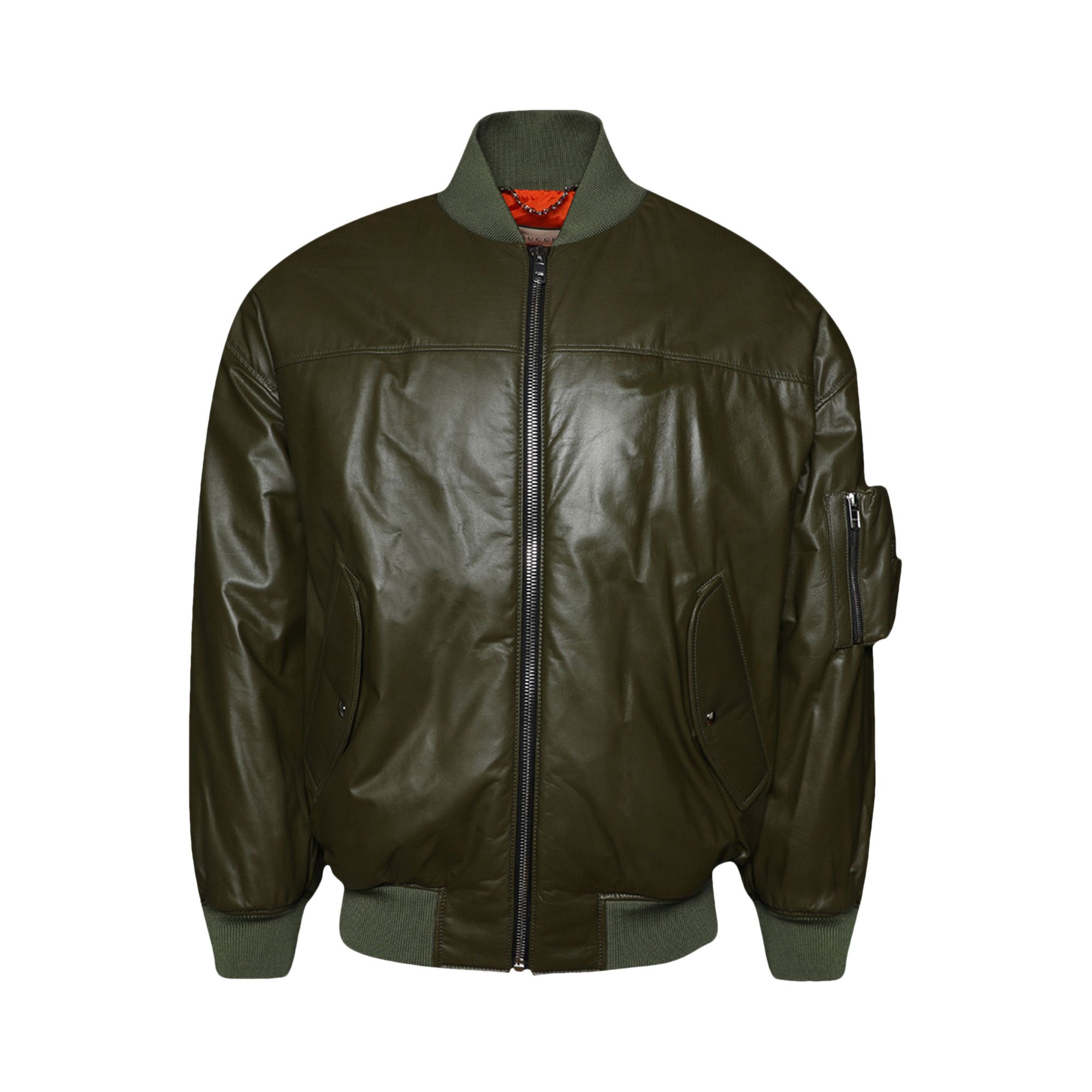 ハレロン Buy Courrèges Embroidered Leather Bomber Jacket 'Dark Brown