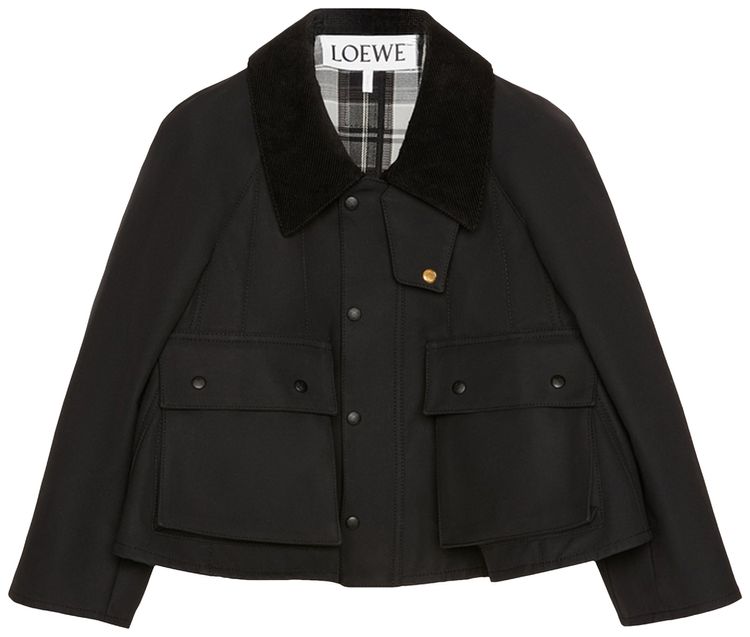 Loewe Trapeze Jacket BlackGreyWhite