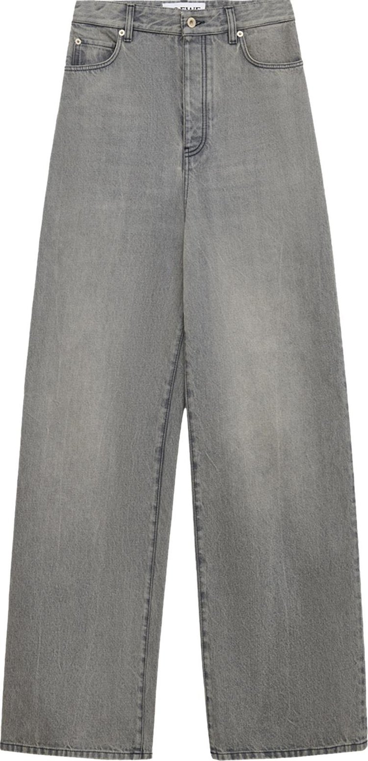 Loewe High Waisted Jeans 'Grey Melange'